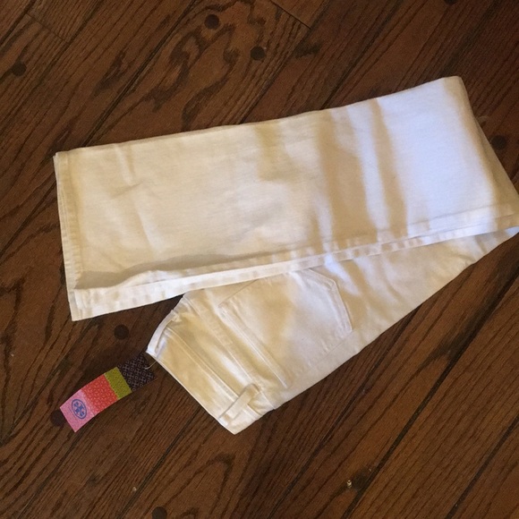 Tory Burch White Denim Pants! - Picture 4 of 13